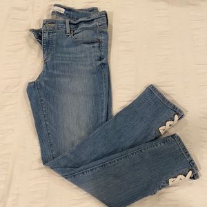 Ankle detail jeans